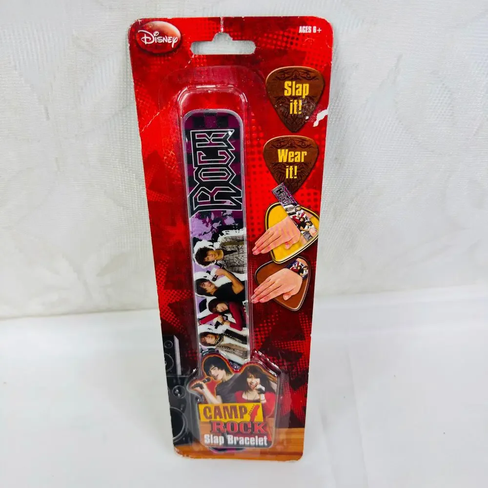 5 for $25| 2008 Disney‎ Camp Rock Slap Bracelet